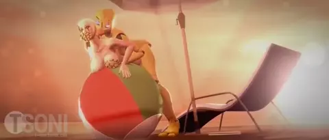 Chica x Triska Futanari (loop) - Tsoni