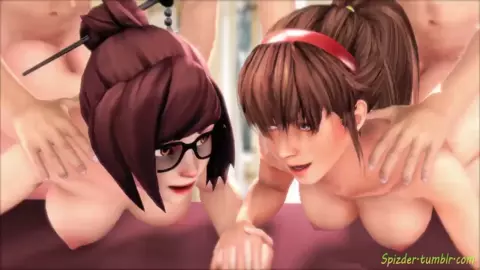 Mei and Hitomi Double Date - Spizder