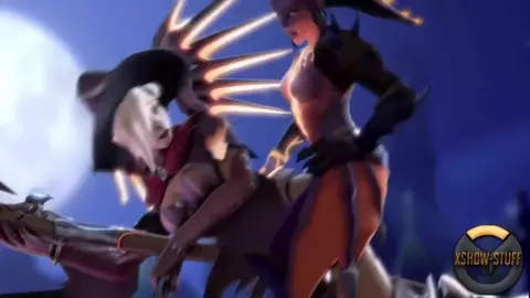 Demon Symmetra x Witch Mercy - Xshdw