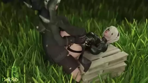 9S Fucks 2B in the Park - Meltrib
