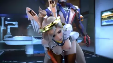 Soldier 76 Fucks Mercy - Ellowas