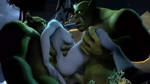 Draenei Double Penetration - 1Kmspaint