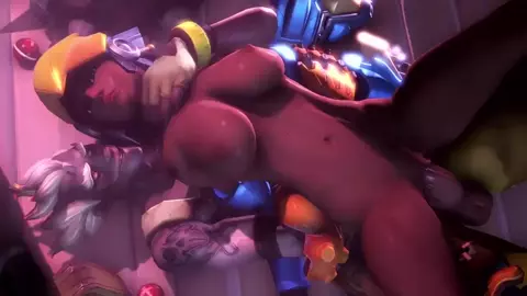 Junkrat Fucks Pharah - Ambrosine92