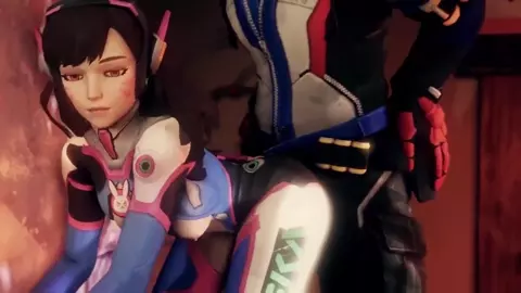 D.Va Entertaining Soldier 76 and Friends - Kawaii Detective Enthusiast