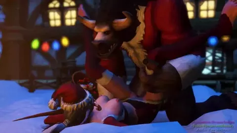 World of Warcraft Tauren Fucks a Night Elf - Runiclodges