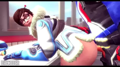 Soldier 76 Fucks Mei in the Ass - DisCodeR