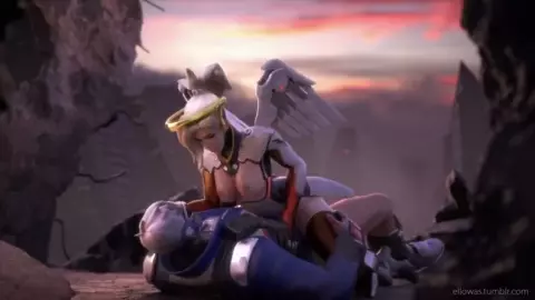 Mercy Riding Soldier 76 Cock - Ellowas
