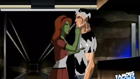 Miss Martian and Superboy making dinner - FamousToonsFacial