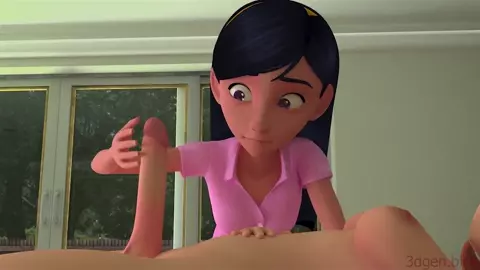 futa helen gets jerked off while sleeping - 3dgen