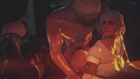 Ciri x Geralt x Yennefer, Doggystyle - Bruh-sfm