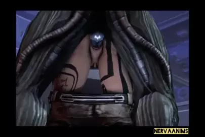 Jack Programs a Geth to Fuck her over a Chair - NervaANIMS