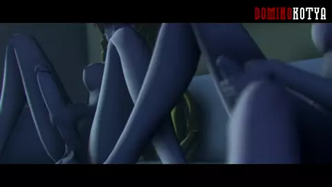 Pyrrha x Nora x Yang (futa)