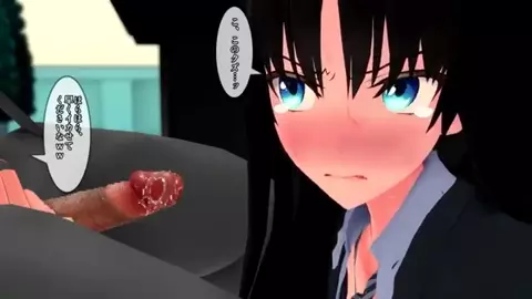 Hentai Girl under the table - Blendy