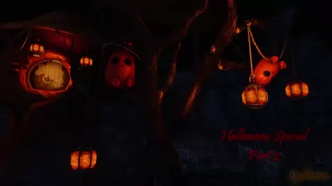 [Futa x Female] Spooky Threeway With Pei