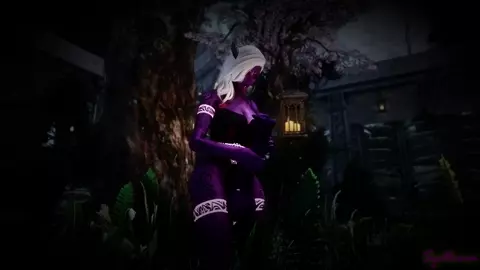 Yeena taking care of her massive horse cock