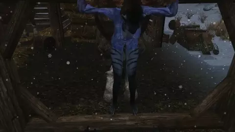 Khajiit Bound and Bred by Lustful Stallion