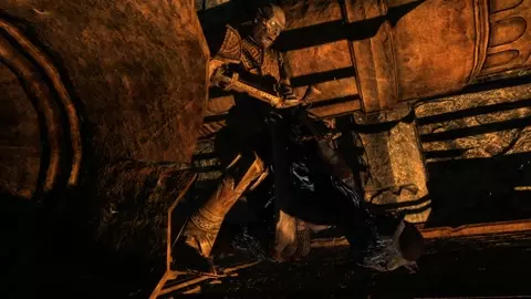 Khajiiti Teen Used by Undead Dwarven Construct