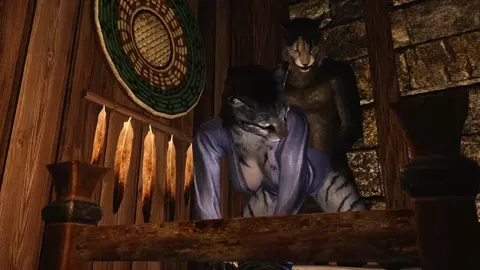 Kharjo Teaches a Young Khajiit 1