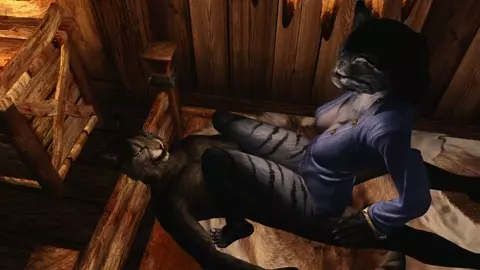 Kharjo Teaches a Young Khajiit 1