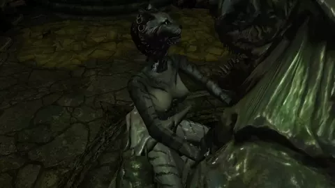 Khajiiti Teen Turned Daedric Slave