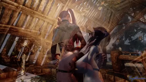 Pei taking advantage of Elanors innocence and her horse cock