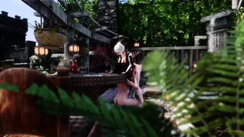 Chaconne suck off Aya in public