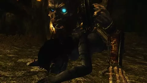Khajiiti Brat Used and Abused by Draugr