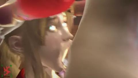 Aerith x Terra Futanari Blowjob - SFMslayer