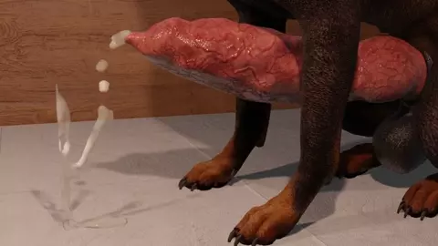 Huge Dog Cock