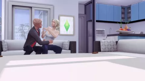 The Sims 4 - Step-Sister fucked front of dad