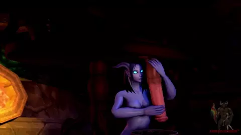 Tauren Milking at the Draenei Spa