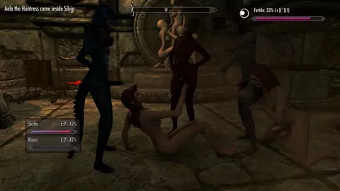 Skyrim - Being Impregnated while my Partner Watches