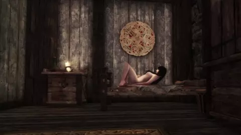 Skyrim - Naive Adventurer Masturbates Before Questing and Getting Caught