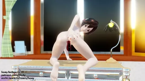 two long Anal dildo expell