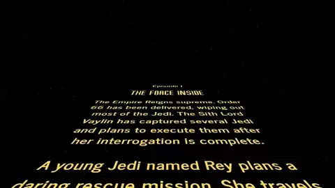 Star Wars - 1 The Force Inside - 2 The Force Unleashed...Inside! full episode