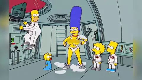 The Simpsons - Marge and Homer fuck under the sea