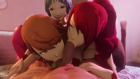 Persona 3 FFFM Foursome