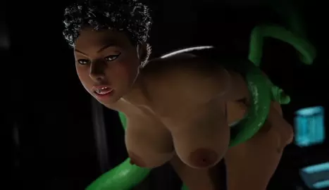 Black Chick and Tentacles