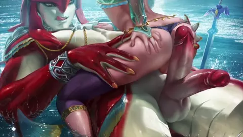 #1 Link x Prince Sidon (R18 in cowboy position 2min)