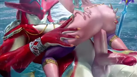#1 Link x Prince Sidon (R18 in cowboy position 2min)