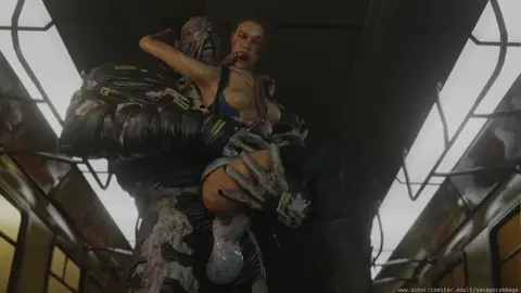 Nemesis fucks Jill in her ass