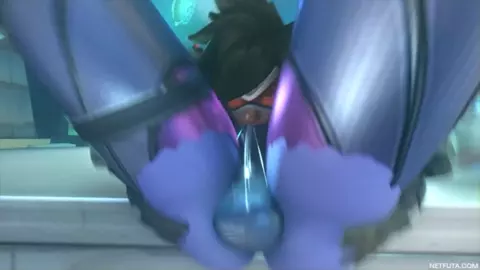 Tracer chokes on Widowmaker's cum [NETFUTA]