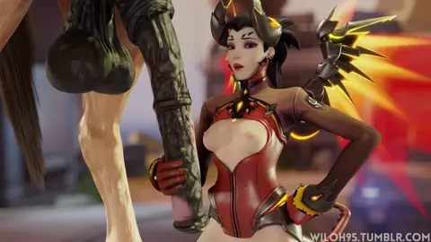 DMercy Horse Handjob [Wiloh95]