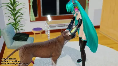 MMD Dog anal