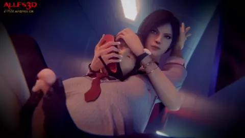 Ada Wong footjob shoe smelling