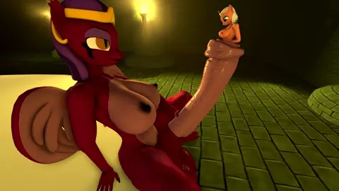 Sphinx cockvore. (consenting version)