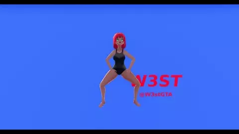 KASUMI ANIME GIRL SEXY TWERK