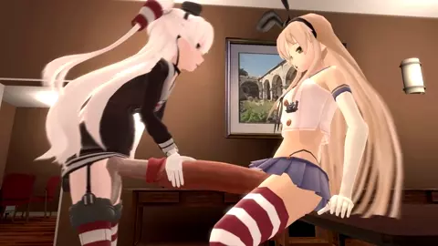 Amatsukaze X Shimakaze Docking [Fak3d3athSFM]