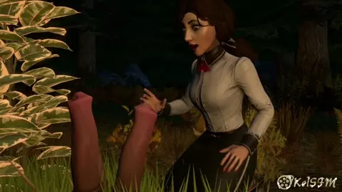 Elizabeth and the horse cock plant