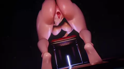 Bremerton's ass and pussy close up while riding BBC